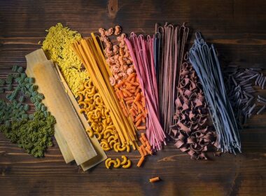 variety of pastas